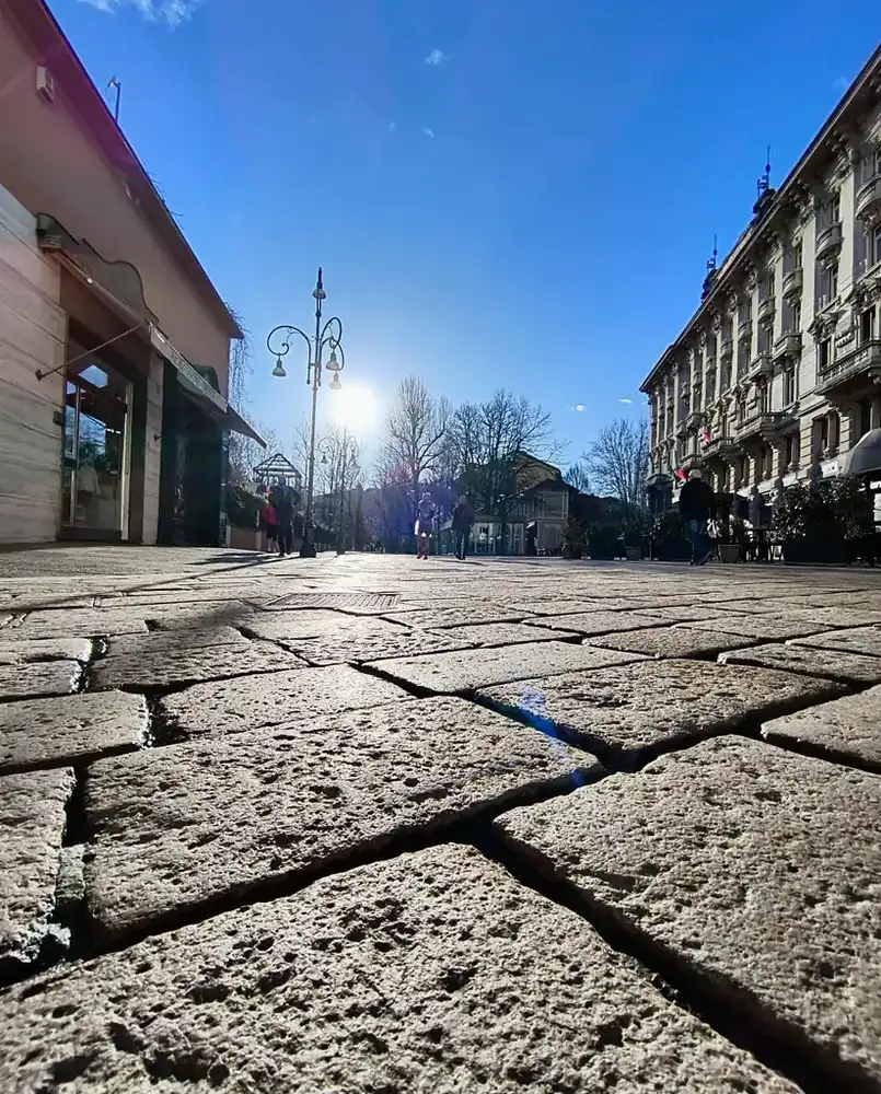 Viale pedonale di Salsomaggiore