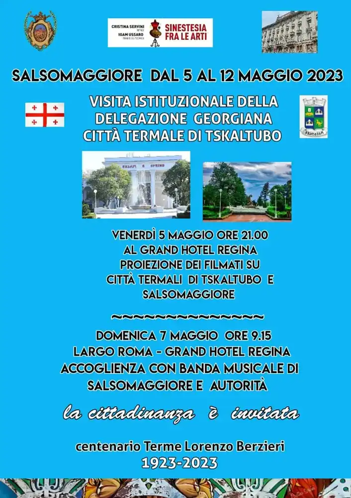 Visita della delegazione georgiana di Tskaltubo — 5–12 maggio 2023